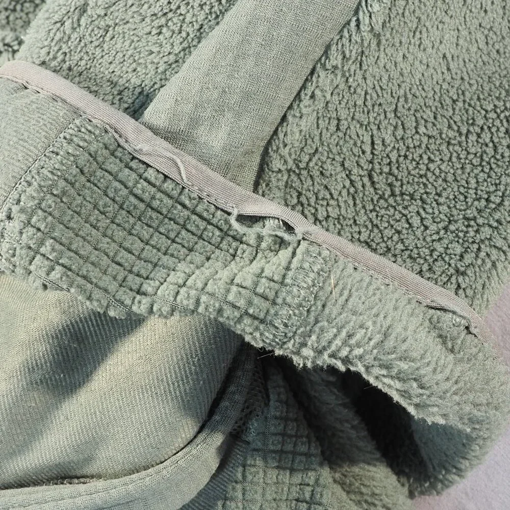 Gen III Fleece Jacket Large Green Cold Weather Full Zip Military Army Bomber - Picture 5 of 11